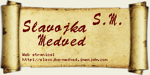 Slavojka Medved vizit kartica